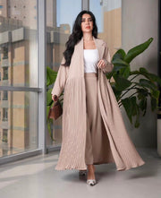 3 Pc Long Coat Dress