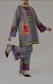 Grip Printed 2 Piece Shirt & Trouser