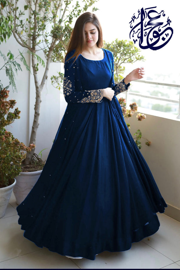 3 pc Embroidery Gown Style